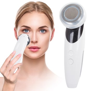 Ultrasonic Facial Cleansing Massager 4in1, White