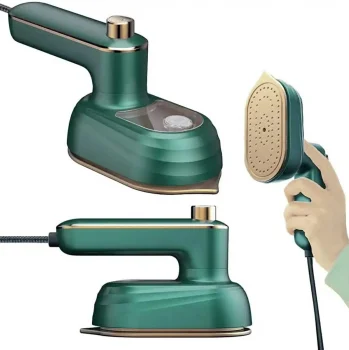 Compact Handheld Garment Steamer DA350, Green/Gold