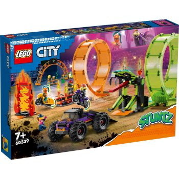 Конструктор LEGO City Stuntz 60339 Double Loop Stunt Arena