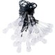 Solar Teardrop Garden String Lights 6.5m 30 LED, Cool White
