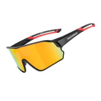 Rockbros 10135R Photochromic Bicycle Glasses, Red