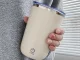 Self-Stirring Mug with USB Charging, 350ml, Beige