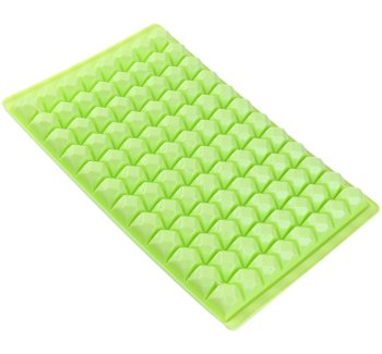 Ice Cube Mold with Lid, 96 pcs, Green