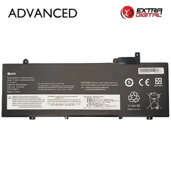 Laptop Battery Lenovo L17L3P71, Extra Digital Advanced, 4650mAh, 11.55V