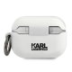 Karl Lagerfeld KLACAPSILCHWH AirPods Pro cover white Silicone Choupette