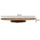 Ruhhy 00024290 Rotating Bamboo Snack Board