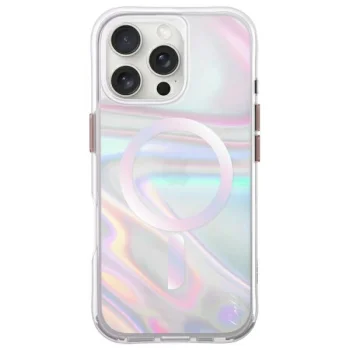 Uniq Coehl Savon iPhone 16 Pro 6.3" case Magnetic Charging bubble prism