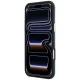 Guess Grained Round Strass Logo MagSafe Case for iPhone 18 Pro Max / 17 Pro Max, Black