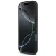 Mercedes iPhone 17 Pro Max Case Leather Large Laurel Leave MagSafe, Black
