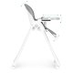 ECOTOYS Adjustable Baby High Chair with Double Tray, Eco-Leather, Dark Grey
