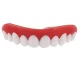 Cosmetic Upper Teeth Veneer Cover with Moulding Material and Case