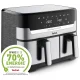 Tefal Dual Easy Fry & Grill EY905D Hot Air Fryer, 8.3 L