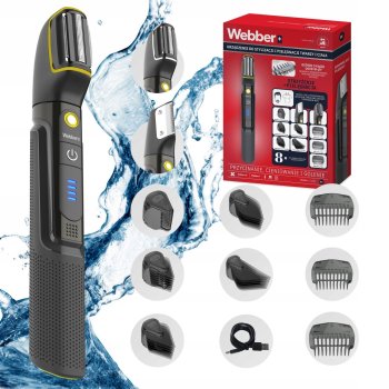 8-in-1 Men's Beard and Body Trimmer Webber BG-600