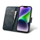 iCarer 2-in-1 Leather Wallet Flip Case for iPhone 14 Plus with RFID Blocking, Blue
