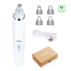 Huslog BE-100124 Microdermabrasion Blackhead Remover Vacuum Pore Cleanser, white