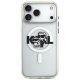 Karl Lagerfeld IML Glitter Karl & Choupette Sketch Logo MagSafe vāciņš iPhone 17 Pro Max — caurspīdīgs | Phone...