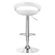 Swivel Adjustable Height Bar Counter Stool Chair QS-B01, White