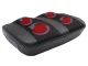 Electric Shiatsu Foot Massager with Heat Black