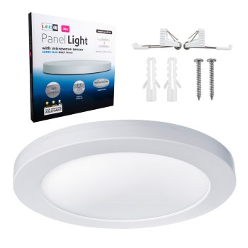 Led4U LD142 LED Ceiling Light with Microwave Motion Sensor, 30W, 3 Light Colors