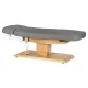 Electric SPA Treatment Bed Sillon Relax, Grey with Light Wood Base