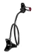 Flexible 60 cm desk phone & tablet holder clamp, mixed colors