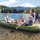 Трехместная надувная лодка Intex Seahawk 3 с веслами и насосом 66333