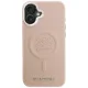 Karl Lagerfeld Initial & Metal Logo MagSafe Case for iPhone 16 Plus - Pink