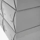 Shoe Storage Boxes 10 Pack Stackable Organizers for Closet, gray