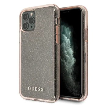 Guess iPhone 11 Pro Max Case Glitter, Pink