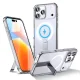Hybrid Armor X Case for iPhone 17 Pro Max with Stand and MagSafe, Transparent