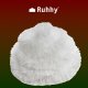 Thick Christmas Tinsel Garland 6m Ruhhy 22307, White