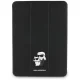 Karl Lagerfeld Saffiano Magnetic Book Cover Case for iPad Air 11\" 2024 - Black