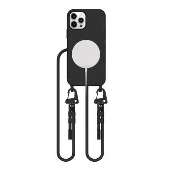 Tech-Protect MagNecklace MagSafe Case for iPhone 12 / 12 Pro, Black