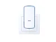 Wireless Kinetic Doorbell with LED, 130m, Waterproof, White