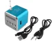 Wireless Mini Speaker with FM Radio and Bluetooth 5.0, Blue