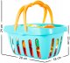 Kids Toy Dishes and Basket with Cutting Fruits and Vegetables