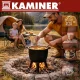 Kaminer 8L Enamelled Cast Iron Campfire Pot, Black