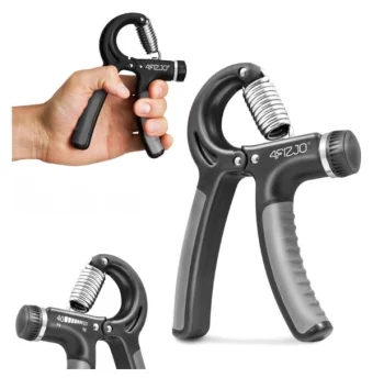 4Fizjo Adjustable Hand Grip Strengthener 10-40 kg, Grey