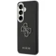 Guess Grained Big 4G Metal Logo Case for Samsung Galaxy S26+ - Black