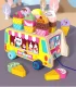 Bakalu KZ1003 Wooden Ice Cream Truck Sorter Pull-Along Toy