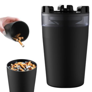 Ashtray cup car home with cigarette extinguisher cupholder basket