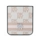 DKNY Checkered Pattern Printed Stripes Case for Samsung Galaxy Z Flip 6, Pink