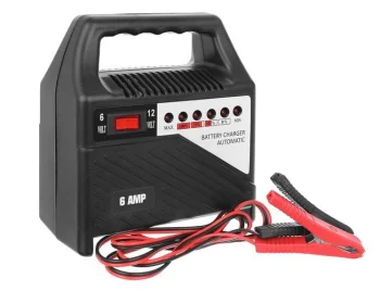 Xtrobb Battery Charger 6V / 12V, Black