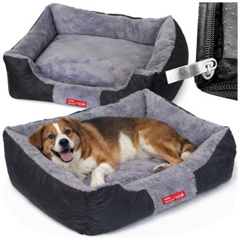 Plush Sofa Dog Bed for Medium and Large Dogs with Washable Removable Cover