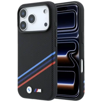 BMW M Quadrille Kevlar Print MagSafe Case for iPhone 18 Pro / 17 Pro - Black
