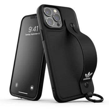 Adidas iPhone 13 Pro Max Case with Hand Strap, Black