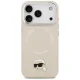 Karl Lagerfeld iPhone 17 Pro Case Karl Pin MagSafe, Beige