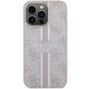 Guess iPhone 13 Pro Max Case 4G Printed Stripes MagSafe, Pink