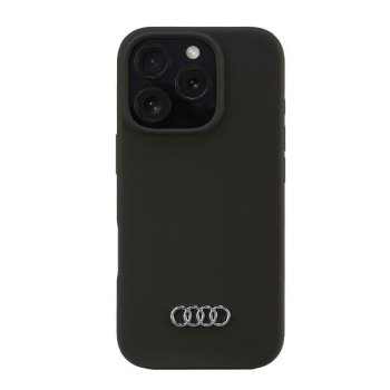 Audi Silicone Case for iPhone 16 Pro, Black