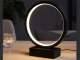 Dimmable Ring LED Table & Night Lamp, 3 Color Temperatures, 23.5cm, Black